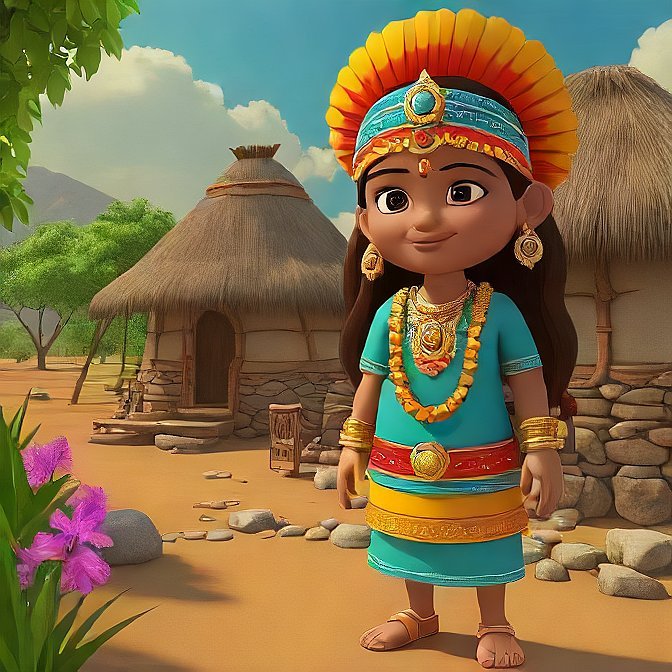 3D cartoon character art